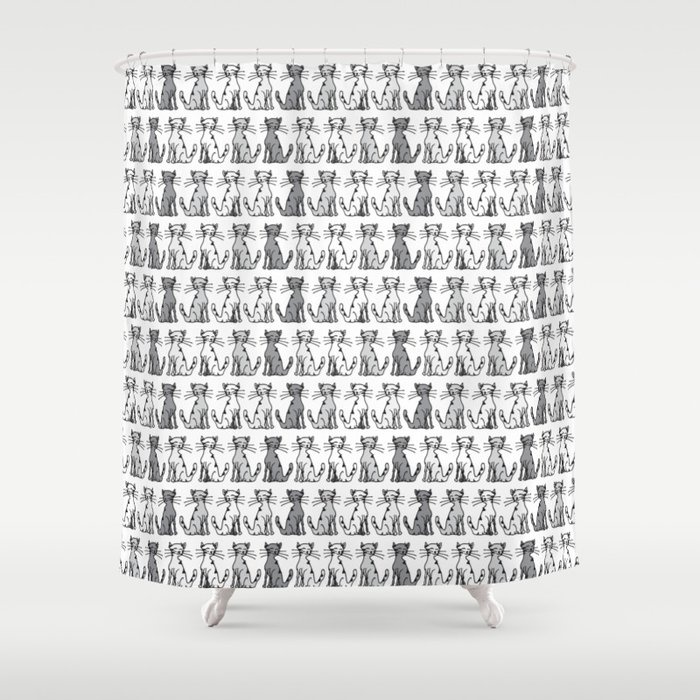 Cute cats 3 by Maria Shower Curtain