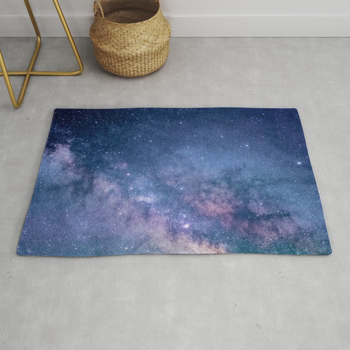 Milky Way Stars Starry Night Sky Rug By Cadinera Society6 Milky Way Stars Starry Night Sky Rug