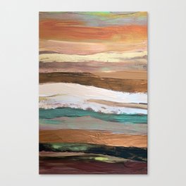 Coastal Earth Tone Canvas Print