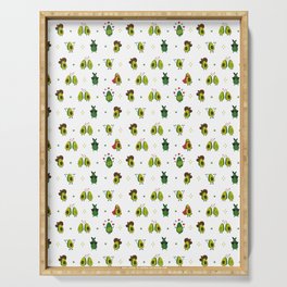 Avocado Pattern - holy guacamole collection Serving Tray