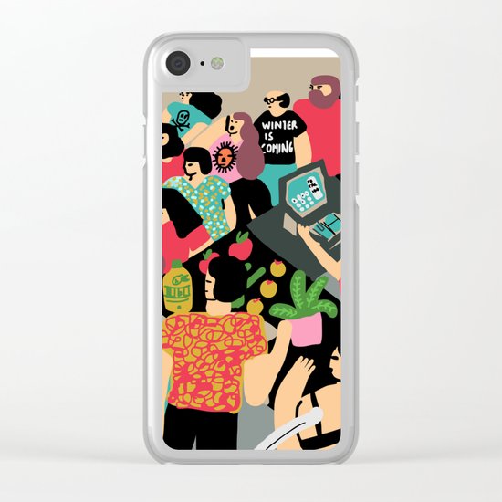 market Clear iPhone Case