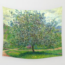 Claude Monet "Le Pommier" Wall Tapestry