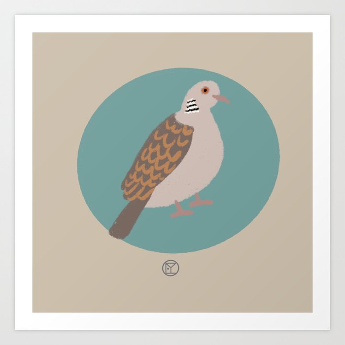 Gugugu Dove Art Print