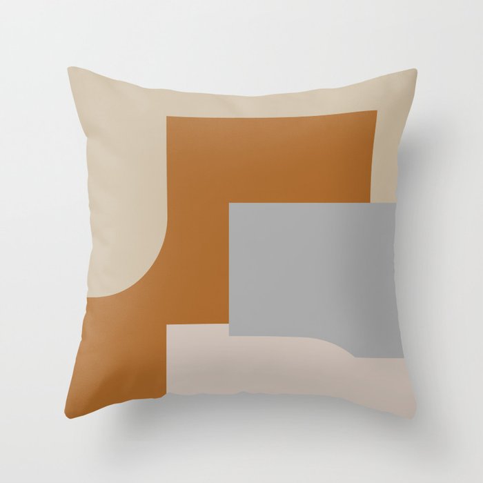 Contemporary Abstract 03 Throw Pillow