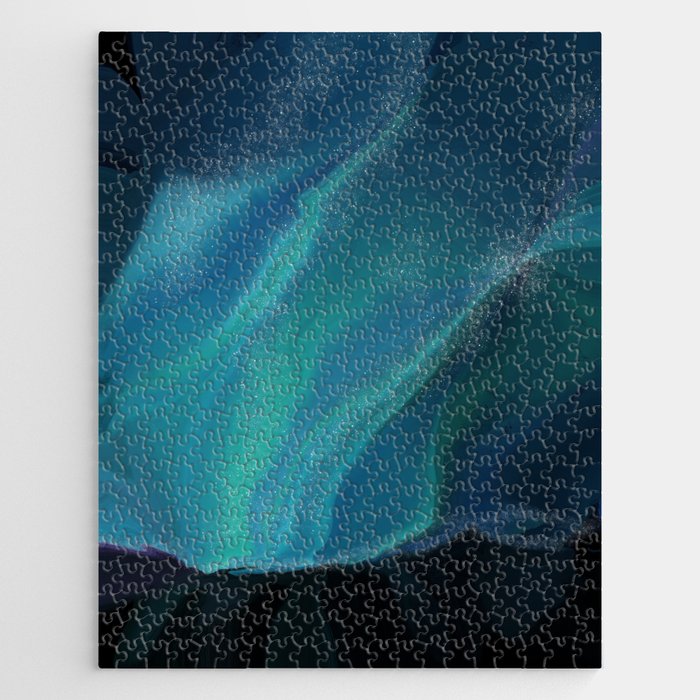 Northern Lights Abstract - 1 Jigsaw Puzzle