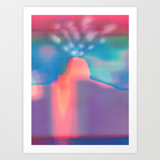Volcanic Eruption Art Print