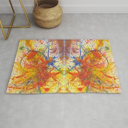 Branches Aflame with Flower Rug