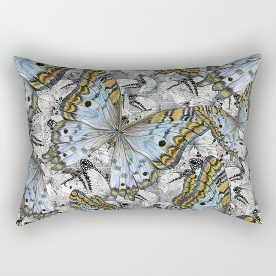 Butterflies #4 Rectangular Pillow