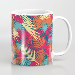 Funky psychotropical palms Coffee Mug