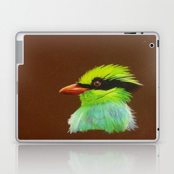 Green Magpie Laptop & iPad Skin
