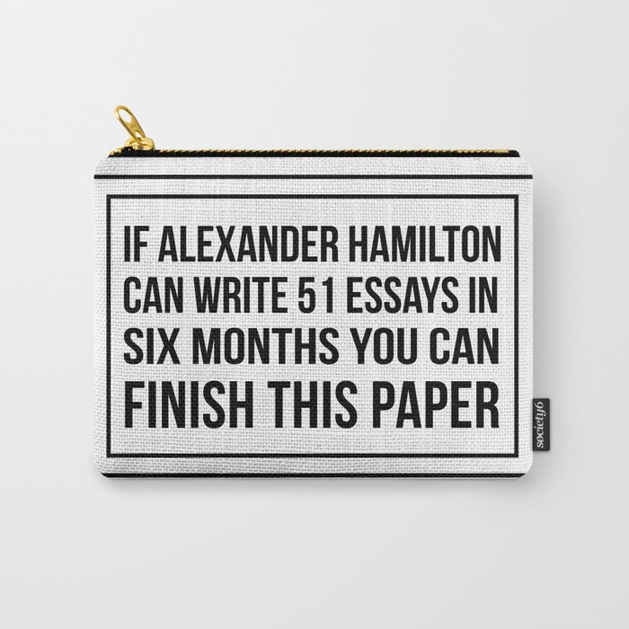 Alexander hamilton 51 essays online
