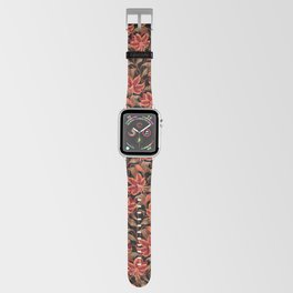 Tiger Lily - Orange Black Apple Watch Band