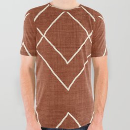 Nudo in Rust All Over Graphic Tee