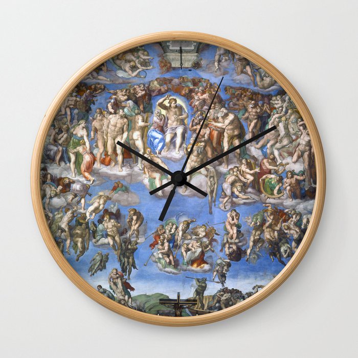 Michelangelo Last Judgement Wall Clock