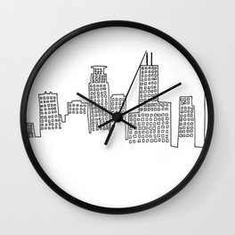 Minneapolis Skyline Wall Clock