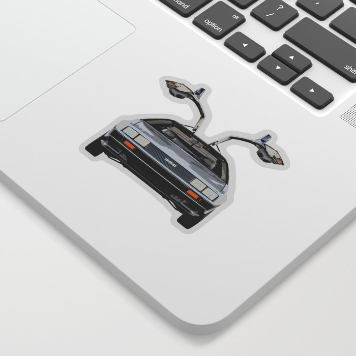 Vintage Back to the Future Car Sticker
