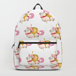 Carousel Unicorn Borb Backpack | Carouselunicorn, Illustration, Childrensdecor, Unicornborb, Unicornpillow, Digital, Unicorn, Unicorndecor, Unicornbedding, Unicorndrinkware 