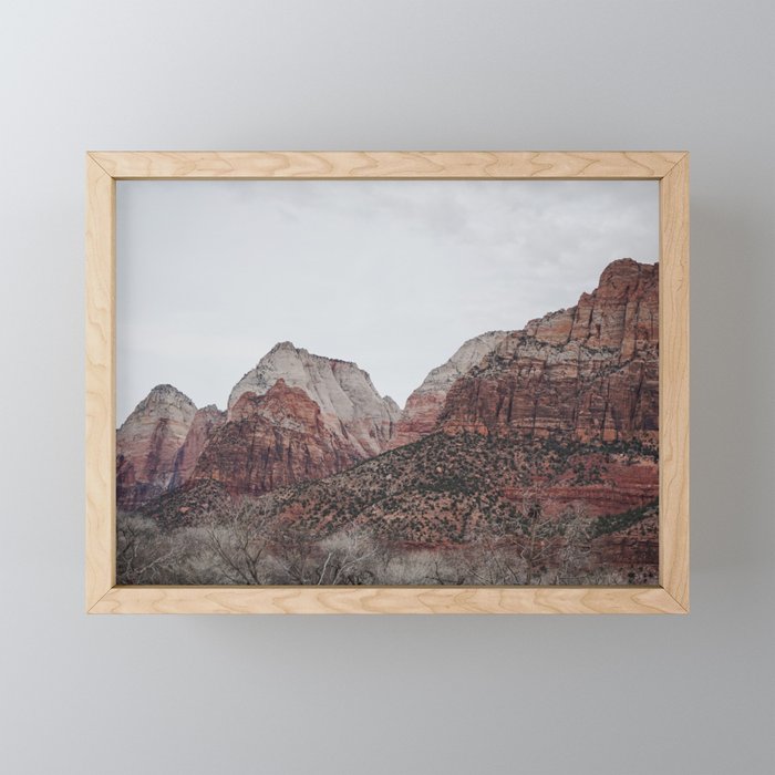 Zion National Park Framed Mini Art Print