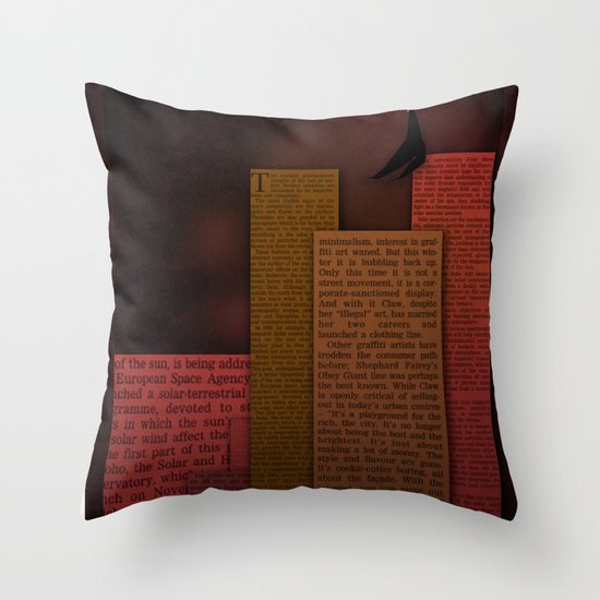 PAPER HEROES - Gotham Throw Pillow