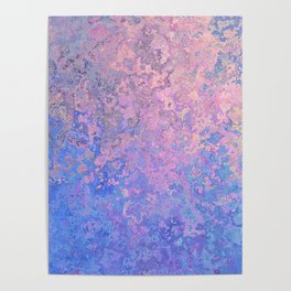 OXIDIZE IN PINK AND BLUE. Poster