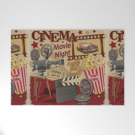Cinema retro poster. Welcome Mat