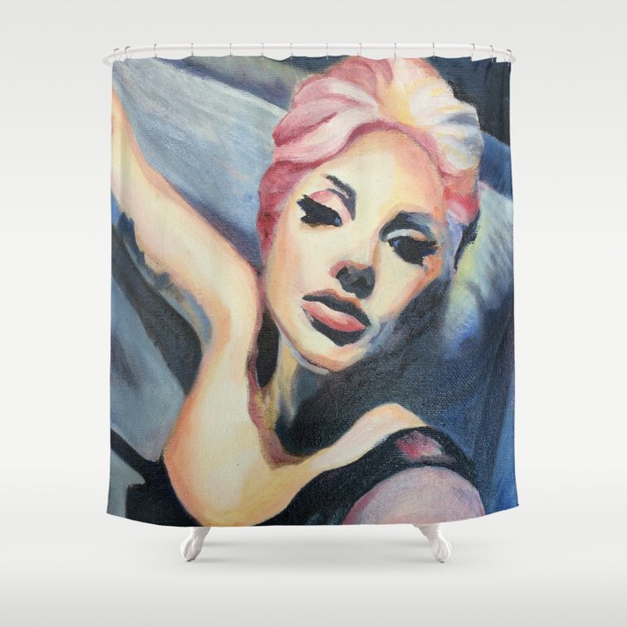 Ladygaga Takes A Selfie Shower Curtain By Jpherman Society6