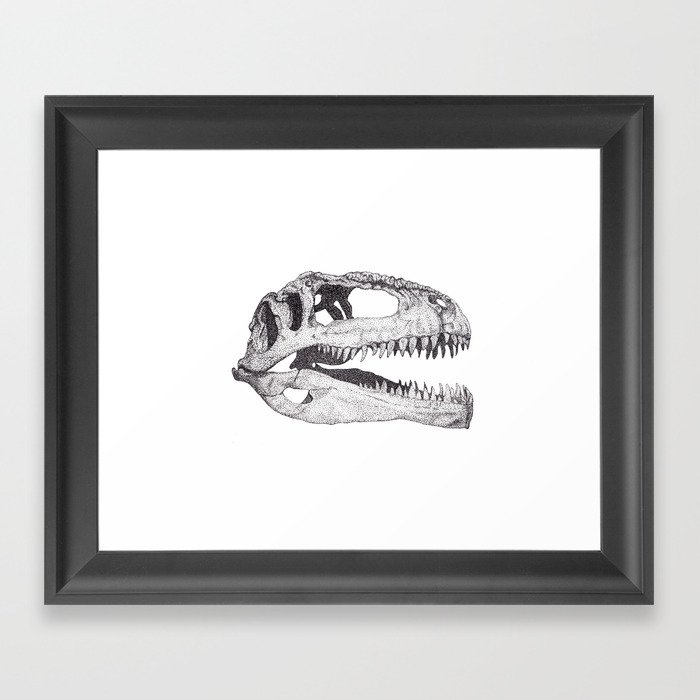 The Anatomy of a Dinosaur II - Jurassic Park Framed Art Print