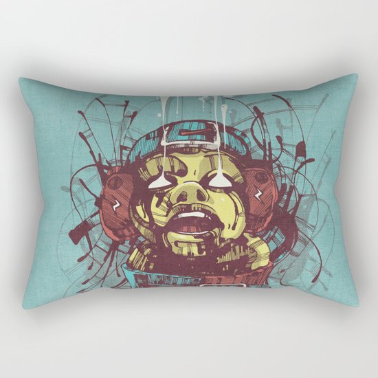 Propaganda II. Rectangular Pillow