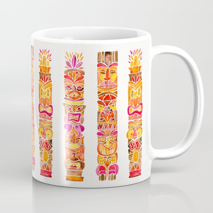 Tiki Totems – Fiery Palette Coffee Mug