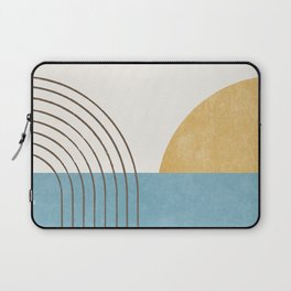 Sunny Ocean Horizon Laptop Sleeve