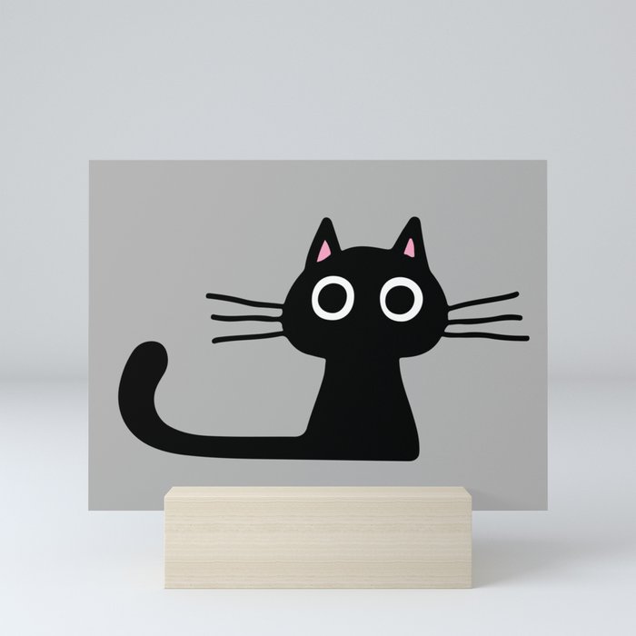 Society6 iPhone4/4S,5用 CRAZY CAT by Yume Vintage Japanese Black Cat Art Print by Vintage Vivian