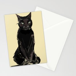 Black Cat Stationery Cards