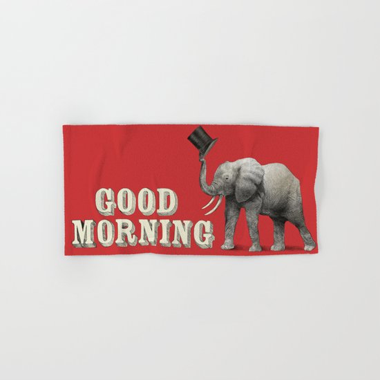 Good Morning Hand & Bath Towel