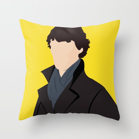 Sherlock Throw Pillow