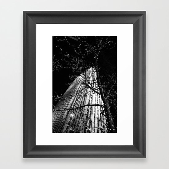 Lights Framed Art Print