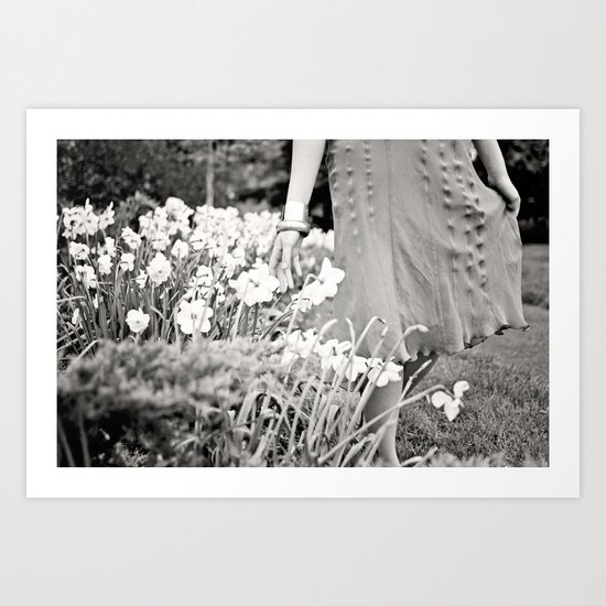 Garden Stroll Art Print