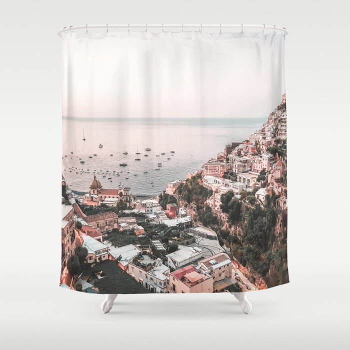 Italy Coast Amalfi Shower Curtain