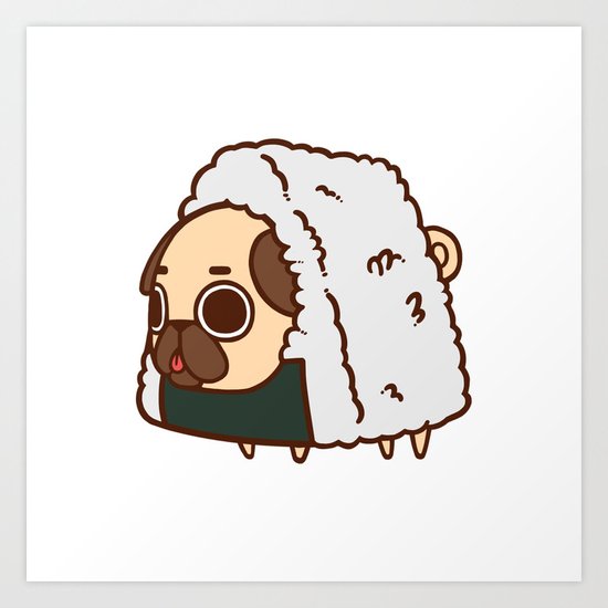 Puglie Onigiri Art Print