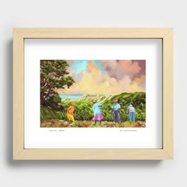Into the Sunset BARBADOS Recessed Framed Print