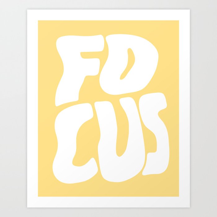 Focus Wave Art Print
