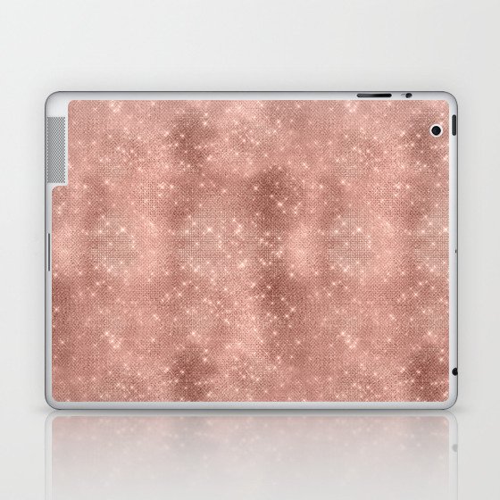 Glamorous Bling Rose Gold Luxury Pattern Laptop & iPad Skin