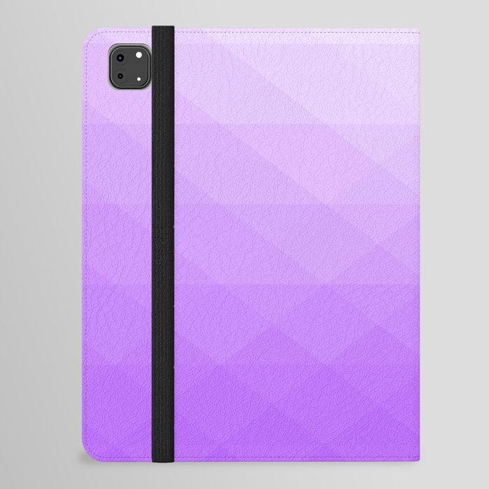 Gradient of purple geometric shapes. iPad Folio Case