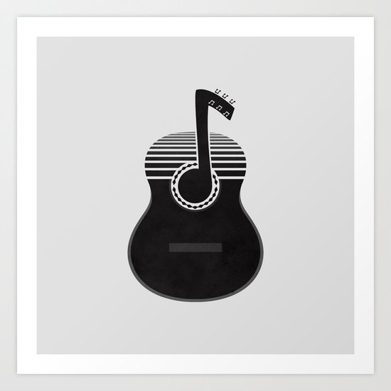 Classical Notes Art Print