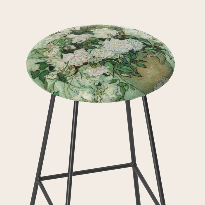 Vincent van Gogh - Roses Bar Stool by constantchaos | Society6