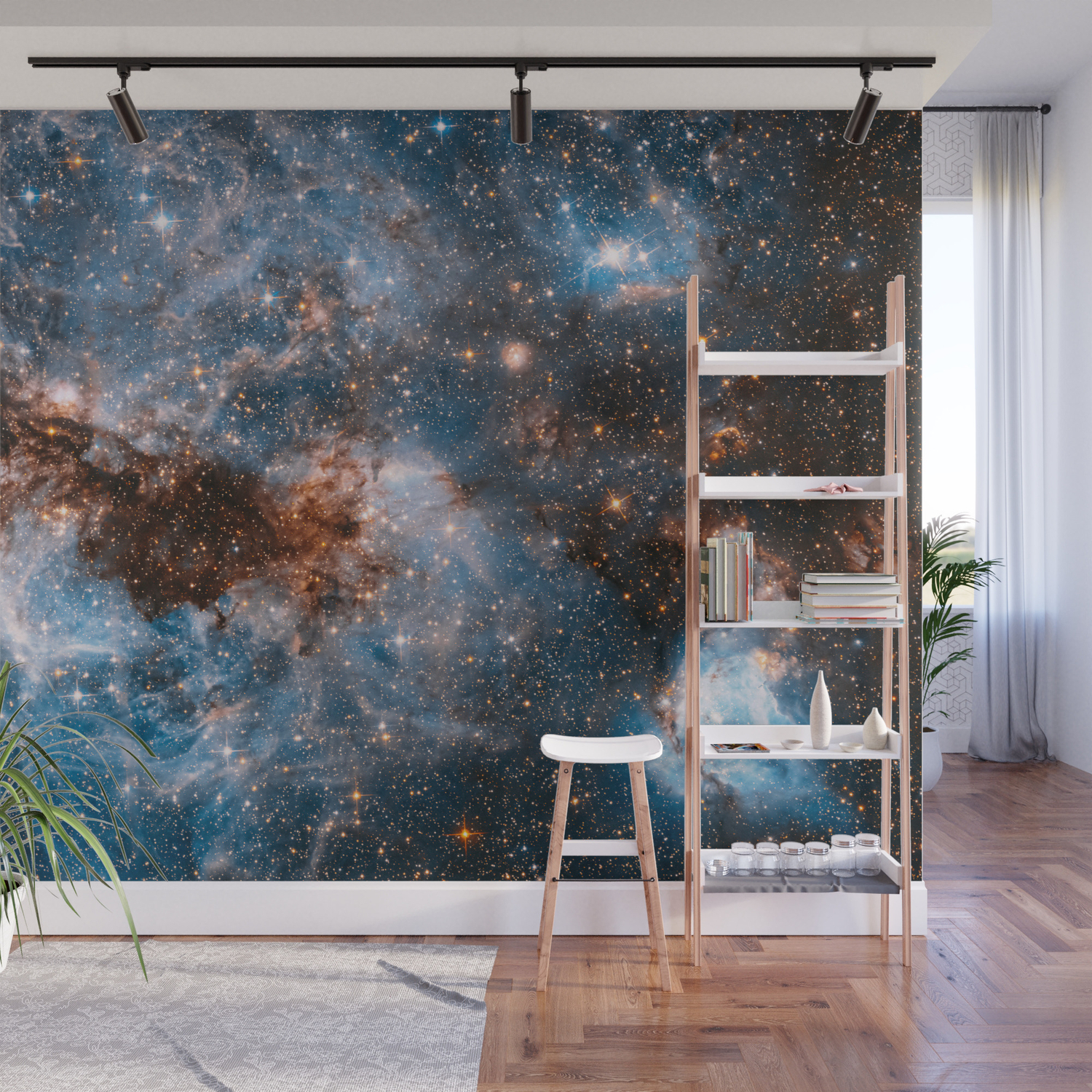 Into The Storm Galaxy Background Universe Large Print Space