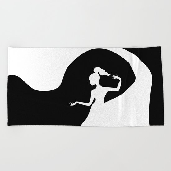 Beauty From Within BNW Beach Towel
