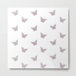 What butterflies look like when they're in my stomach Metal Print | Happy, Graphicdesign, Pattern, Pretty, Pop Art, Sparkle, Purple, Digital, Butterflies, Cute 
