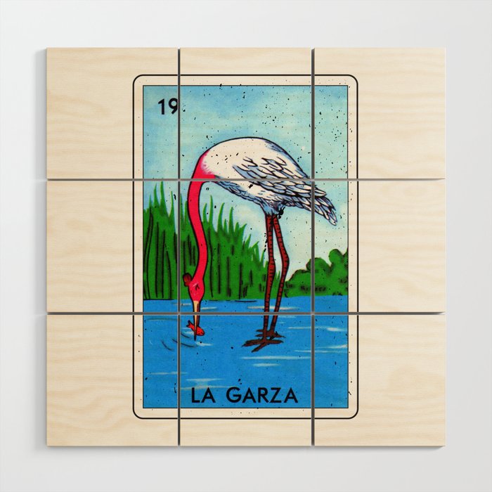 La Garza Lottery Gift - Mexican Lottery La Garza Wood Wall Art