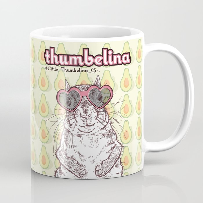 Little Thumbelina Girl: heart sunnies Coffee Mug