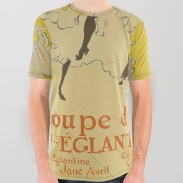 Henri de Toulouse-Lautrec - Troupe Mademoiselle Eglantine All Over Graphic Tee